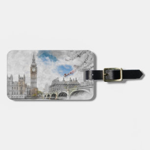 Big Ben London – UK Travel Souvenir Identifier Luggage Tag