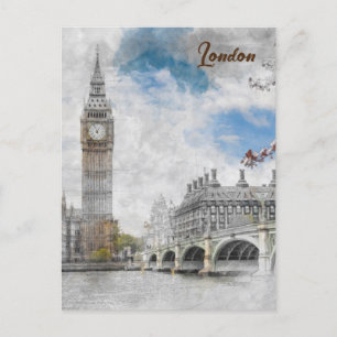 Big Ben London United Kingdom Postcard