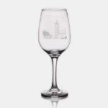 Big Ben London wine glasses 