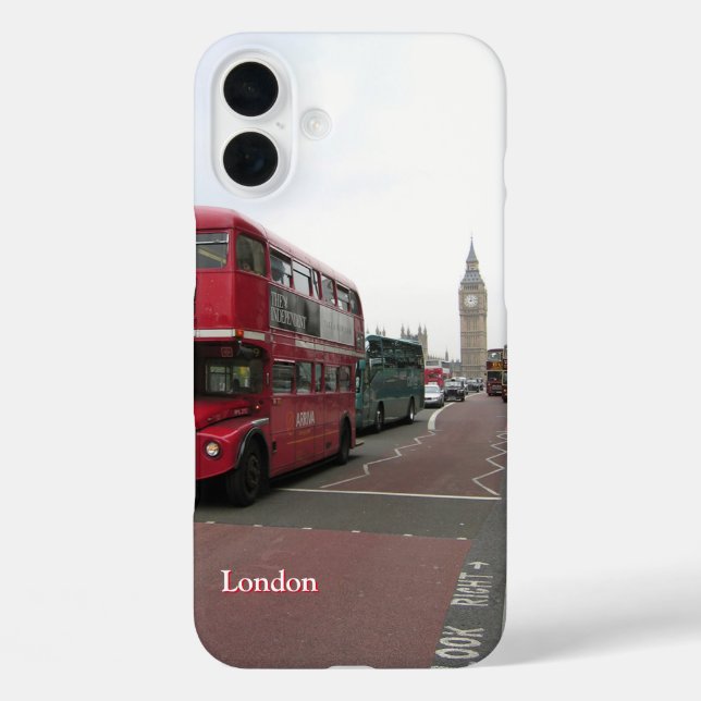 Big Ben London with Name Case-Mate iPhone Case (Back)