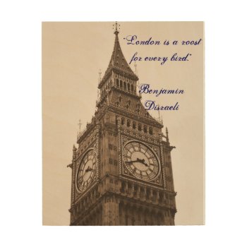 Big Ben - London Wood Wall Decor by Passion4creation at Zazzle