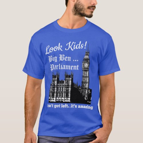 Big Ben Parliament distressed T_Shirt
