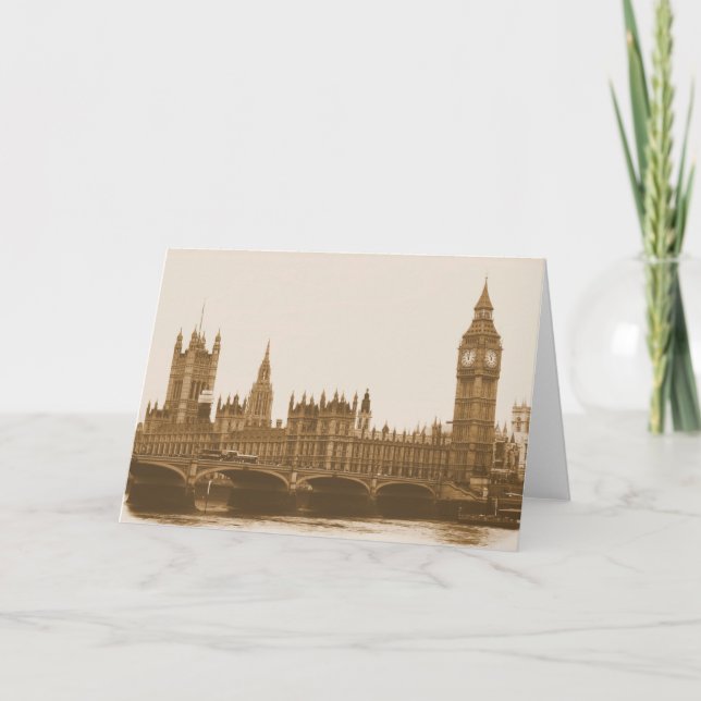 Big Ben - Parliament - London Greeting Card (Front)