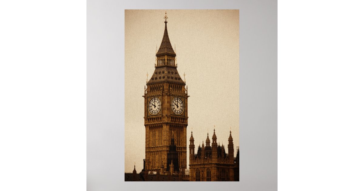 Big Ben Poster | Zazzle