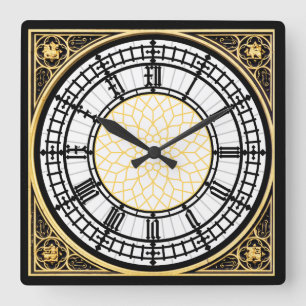 Big Ben Square Wall Clock