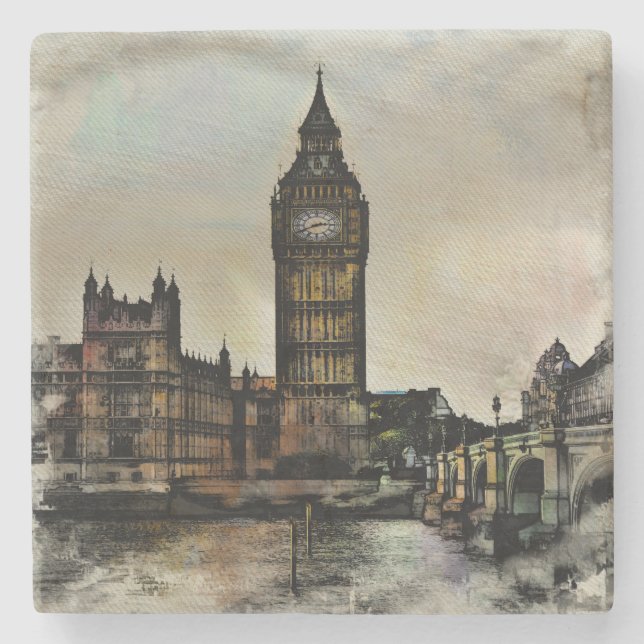 Big Ben Stone Coaster (Front)
