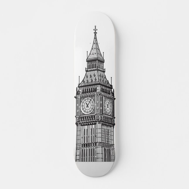 Big Ben Thrasher Skateboard Deck (Front)