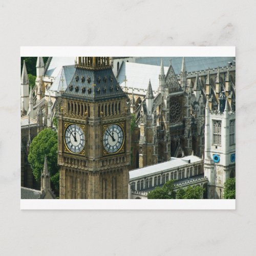 Big Ben Tower London Postcard