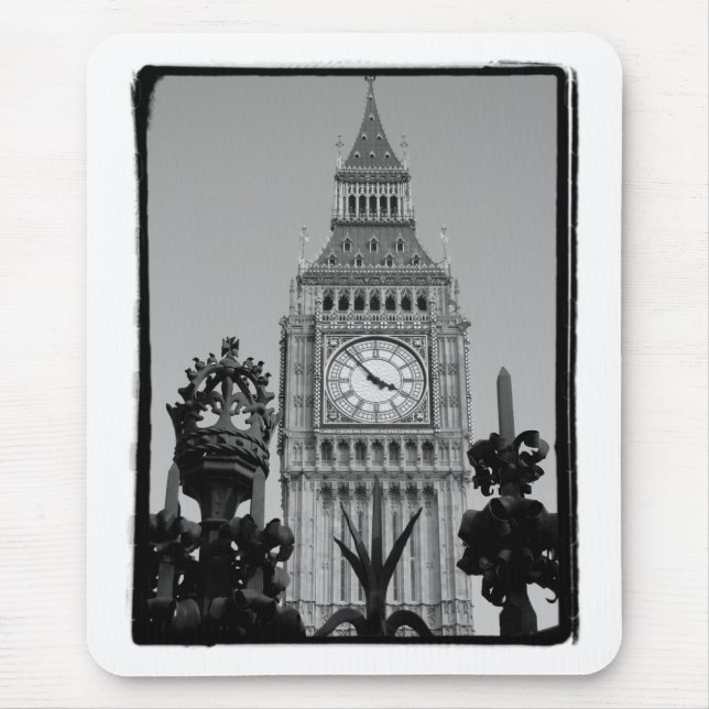 Big Ben Tower Mouse Pad (Front)