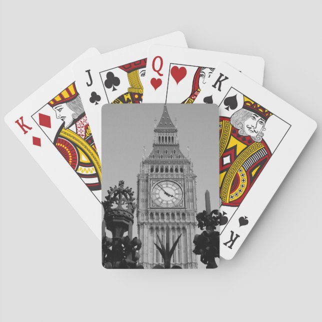 Big Ben Tower Poker Cards (Back)