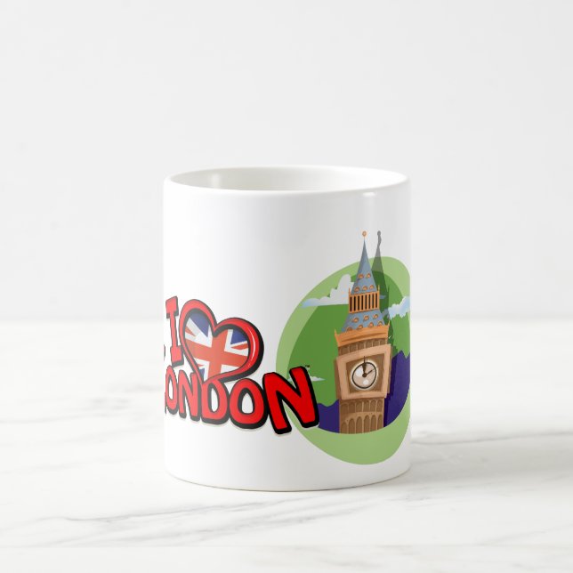 Big Ben Westminster Clock Tower Coffee Mug (Center)