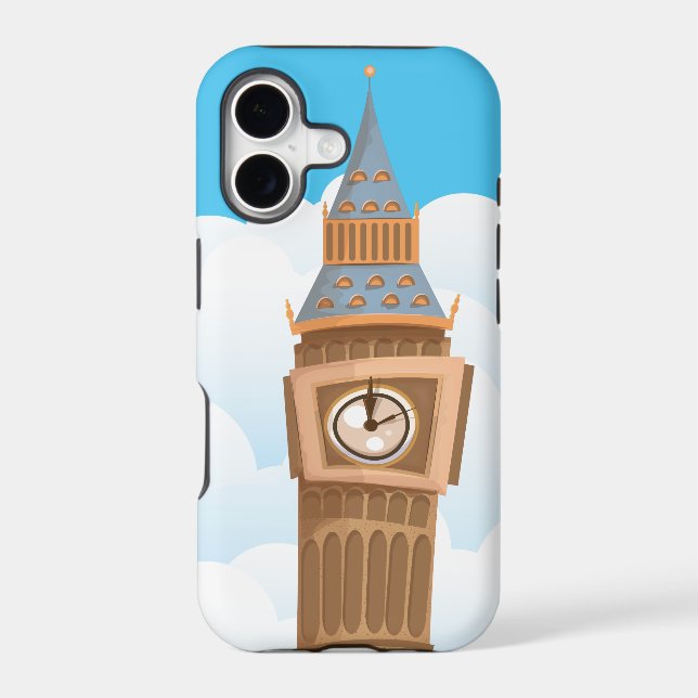 Big Ben Westminster Clock Tower Iphone Case (Back)