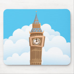 Big Ben Westminster Clock Tower Mouse Pad