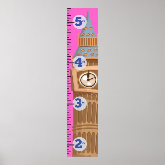 Big Ben Westminster Clock Tower Poster (Front)
