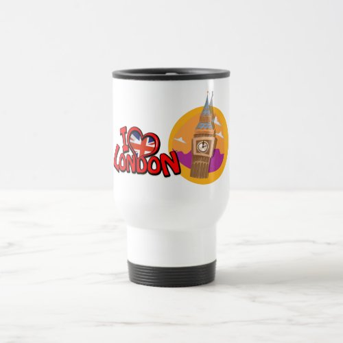 Big Ben Westminster Clock Tower Travel Mug