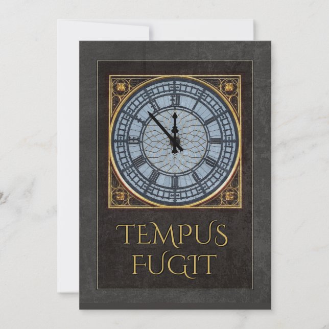 Big Ben with customizable text  Holiday Card (Front)