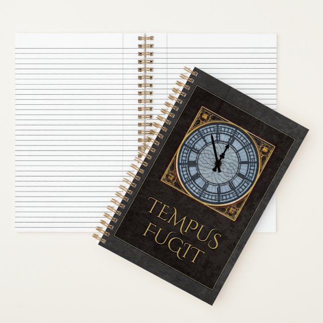 Big Ben with customizable text  Notebook (Inside)