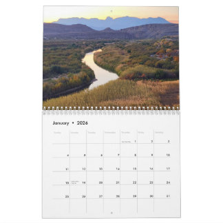 Big Bend 2026 Calendar