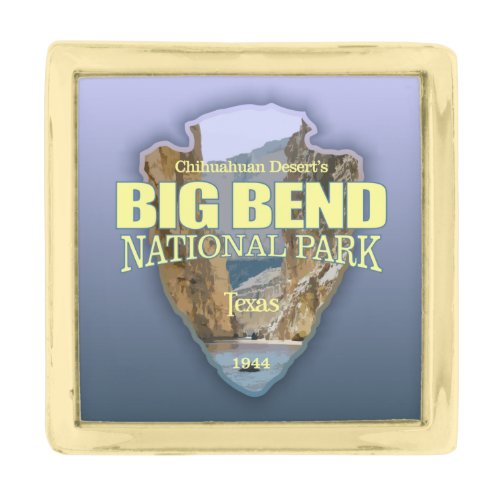 Big Bend National Park arrowhead Gold Finish Lapel Pin