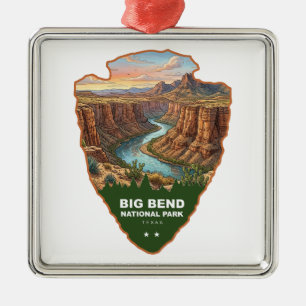 Big Bend National Park Arrowhead Metal Ornament