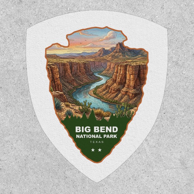 Big Bend National Park Arrowhead Patch (Front)