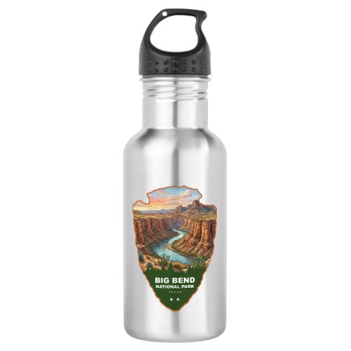 Big Bend National Park Arrowhead Stainless Steel Water Bottle
