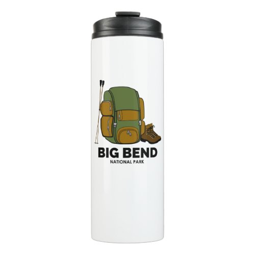 Big Bend National Park Backpack Thermal Tumbler