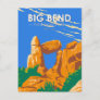 Big Bend National Park Balanced Rock Vintage Postcard