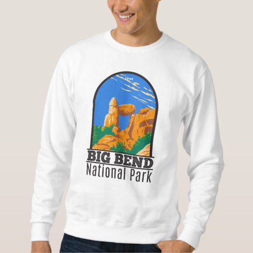 Big Bend National Park Balanced Rock Vintage Sweatshirt