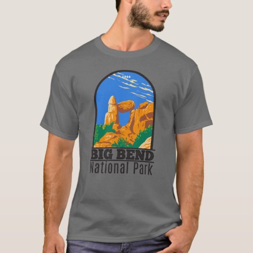 Big Bend National Park Balanced Rock Vintage T_Shirt