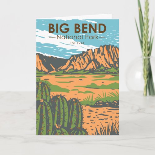  Big Bend National Park Chihuahuan Desert Vintage
