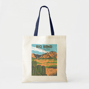 Big Bend National Park Chihuahuan Desert Vintage Tote Bag