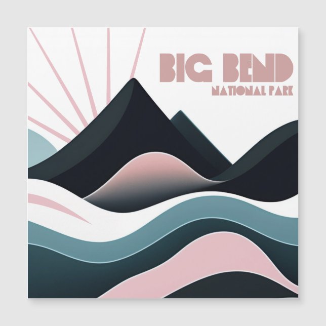 Big Bend National Park Colored Hills (Front)