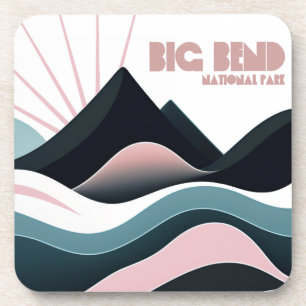 Big Bend National Park Colored Hills Beverage Coaster
