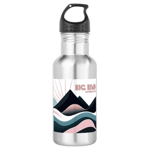 Big Bend National Park Colored Hills Stainless Steel Water Bottle