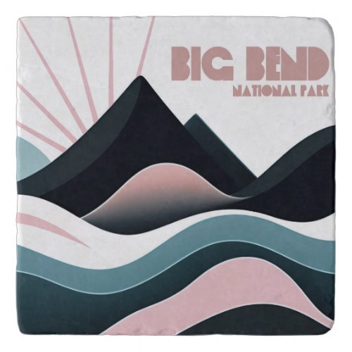 Big Bend National Park Colored Hills Trivet