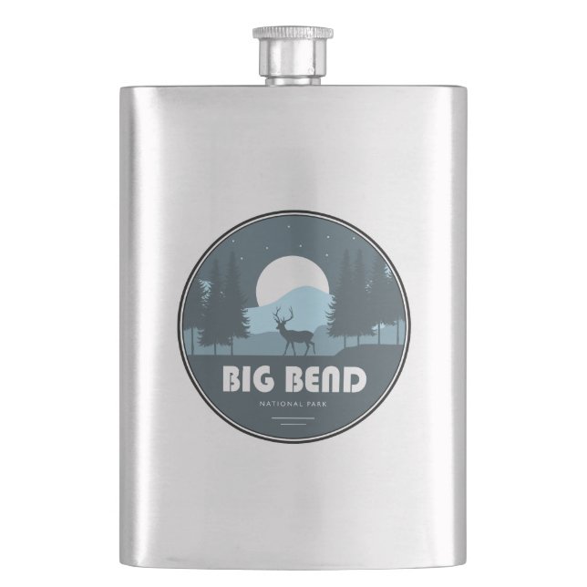 Big Bend National Park Deer Flask (Front)