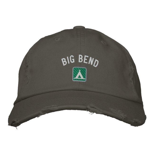 Big Bend National Park Embroidered Baseball Hat (Front)