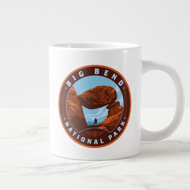 Big Bend National Park Giant Coffee Mug (Right)