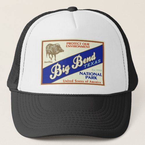 Big Bend National Park Javelina Trucker Hat