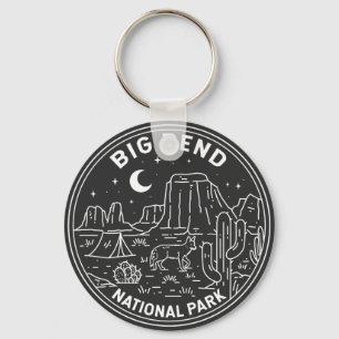 Big Bend National Park Monoline  Keychain