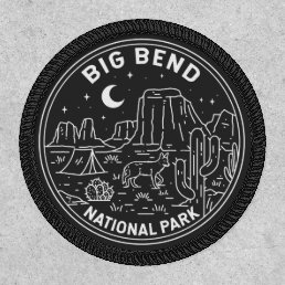 Big Bend National Park Monoline  Patch