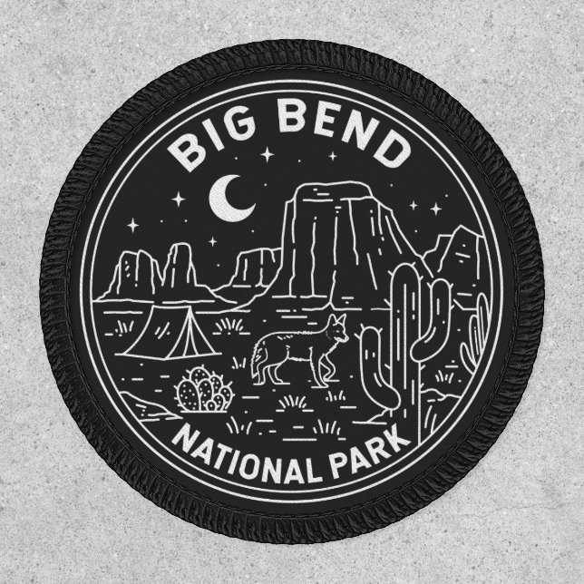 Big Bend National Park Monoline  Patch (Front)