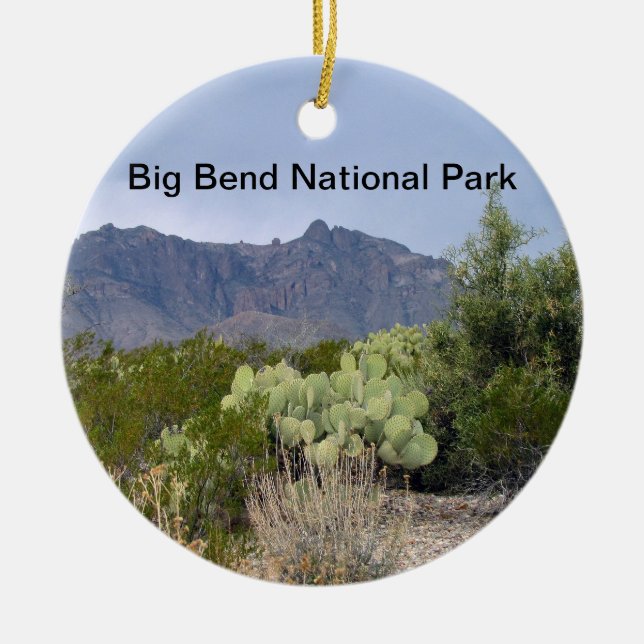 Big Bend National Park Ornament (Front)