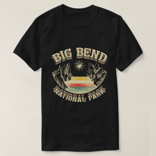 Big Bend National Park Retro T_Shirt