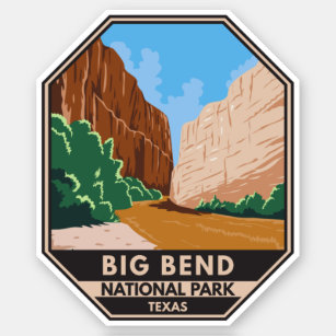 Big Bend National Park Rio Grande Vintage Sticker
