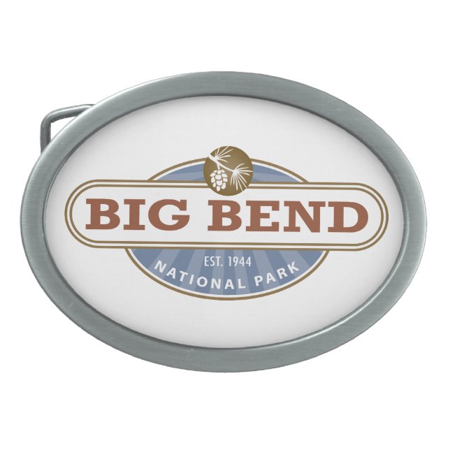 Big Bend National Park Texas Belt Buckle (Front)