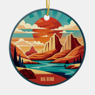 Big Bend National Park Texas Ceramic Ornament