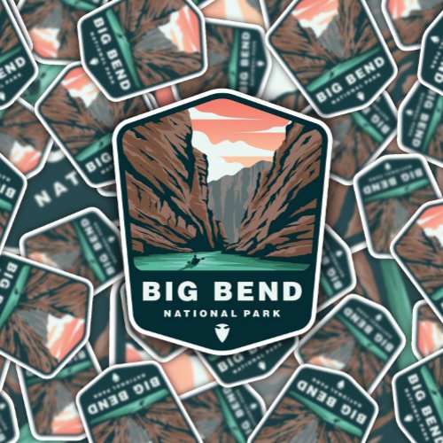 Big Bend National Park Texas  Die_Cut Sticker