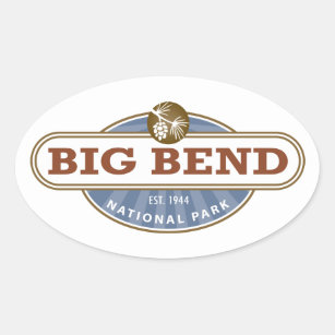 Big Bend National Park Texas Oval Sticker